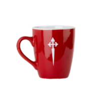 Taza color rojo